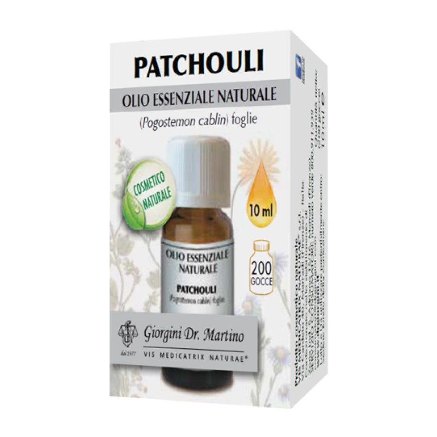 PATCHOULI OLIO ESSENZIALE NATURALE 10 ML PATCHOULI OLIO ESSENZIALE NATURALE 10 ML
