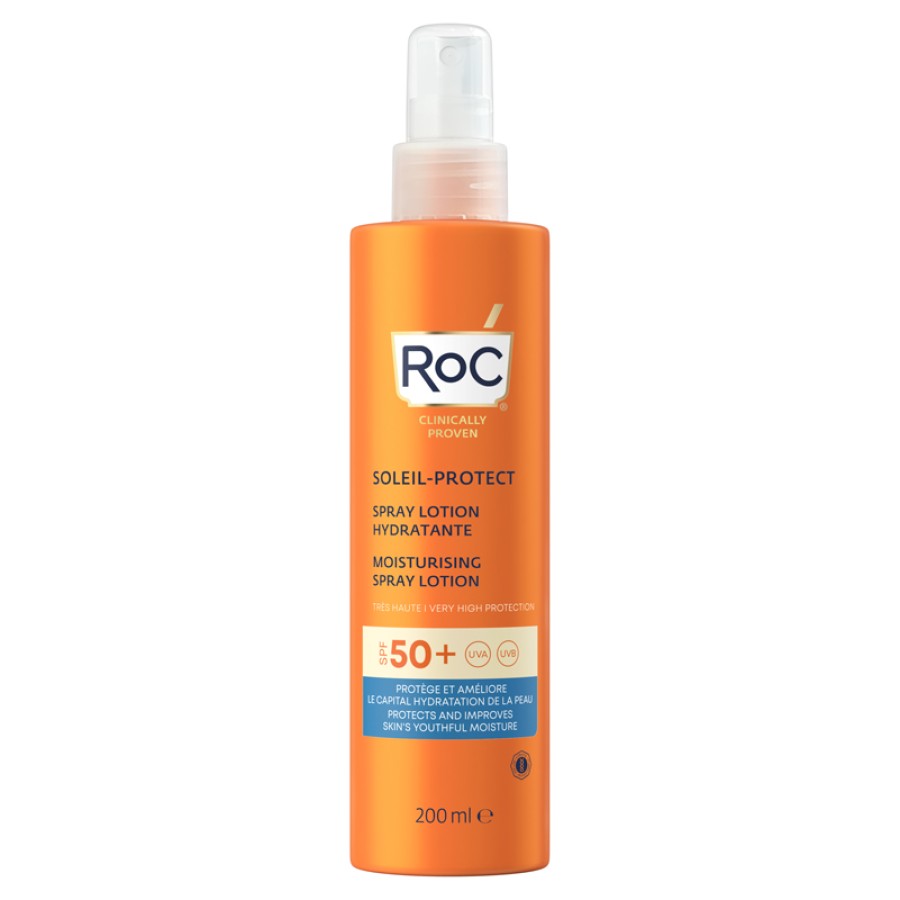 ROC LOZIONE SPRAY SOLARE CORPO SPF 50+ IDRATANTE 200 ML