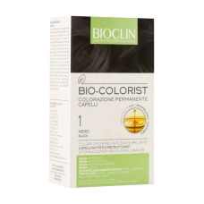 BIOCLIN BIO COLOR FAST&PERFECTION 1,0 NERO CREMA COLORANTE 60 ML + RIVELATORE IN CREMA 60 ML + BIO COLOR SHAMPOO 10 ML + BIO COLOR MASCHERA 10 ML