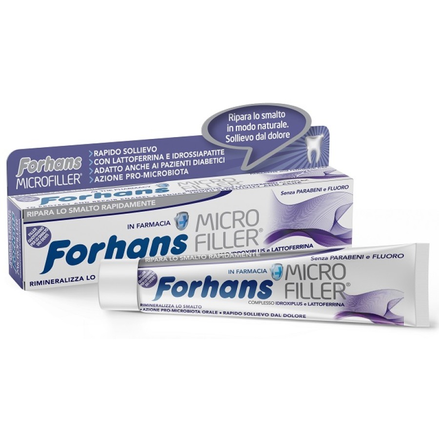 FORHANS DENTIFRICIO MICROFILLER PROTEZIONE SMALTO 75 ML FORHANS DENTIFRICIO MICROFILLER PROTEZIONE SMALTO 75 ML