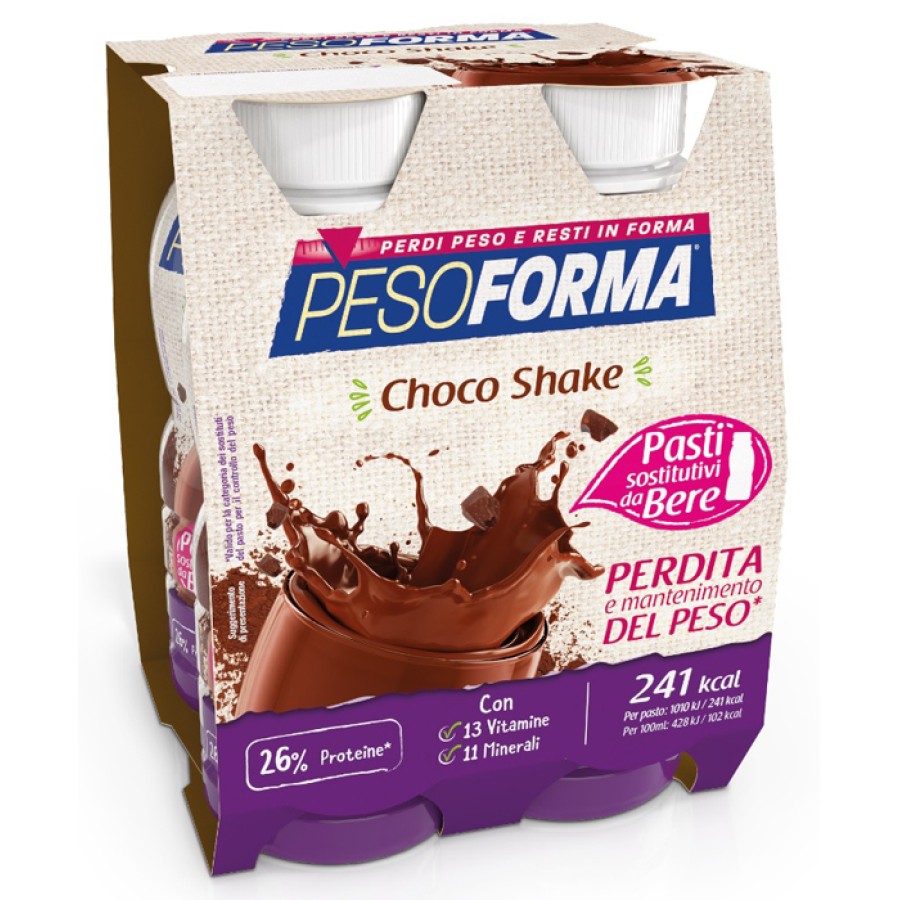 PESOFORMA CHOCO SHAKE 4X236 ML PESOFORMA CHOCO SHAKE 4X236 ML