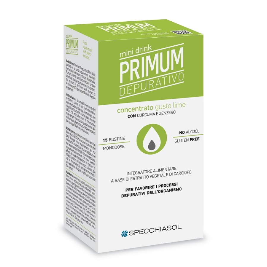PRIMUM DEPURATIVO MINIDRINK LIME 15 STICK DA 10 ML PRIMUM DEPURATIVO MINIDRINK LIME 15 STICK DA 10 ML