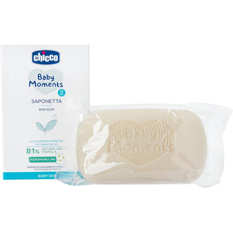 CHICCO BABY MOMENTS SAPONE SOLIDO 100 G CHICCO BABY MOMENTS SAPONE SOLIDO 100 G