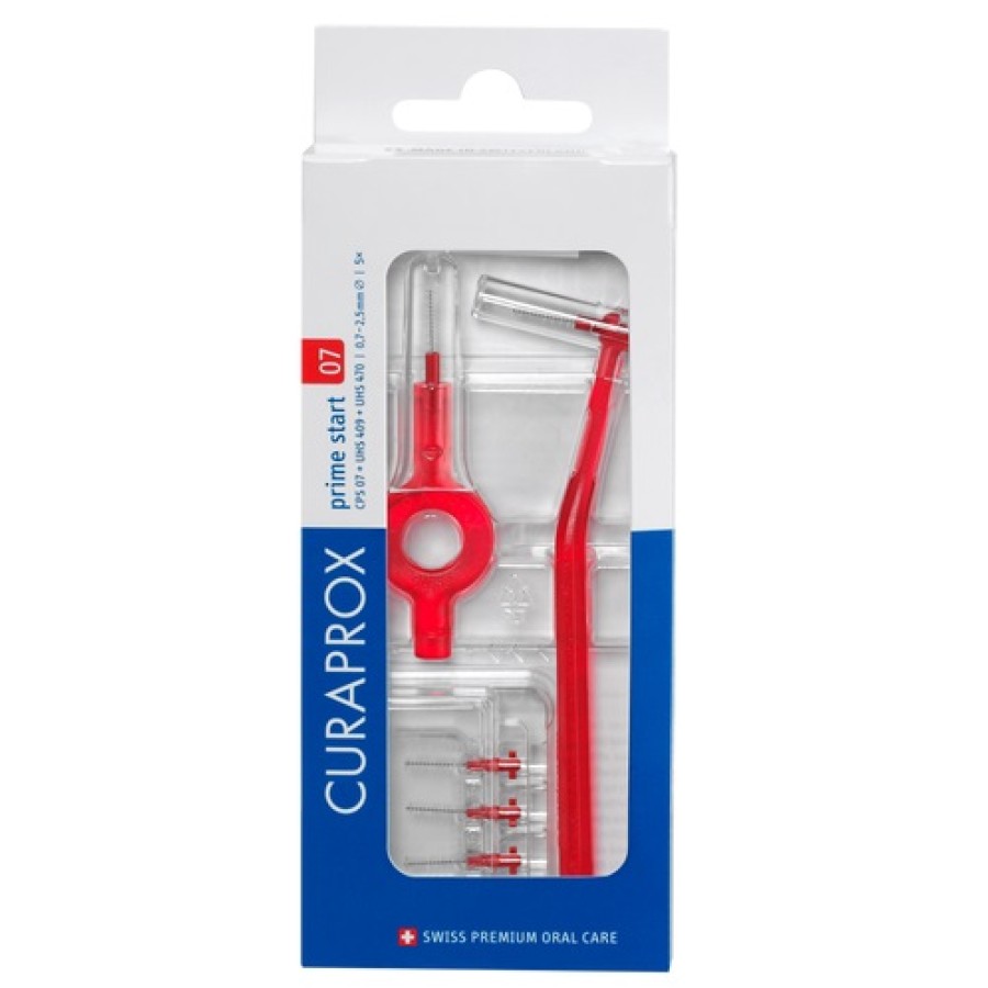 CURAPROX CPS 07 SCOVOLINO PRIME START 07 RED 5 PEZZI