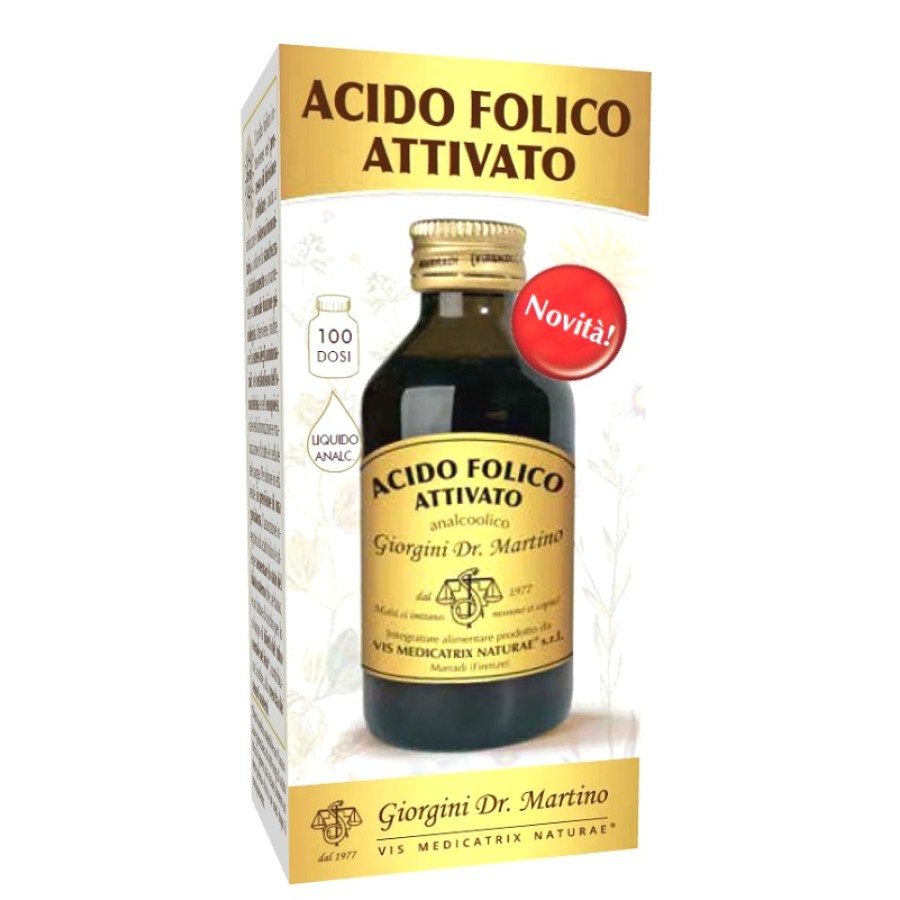 ACIDO FOLICO ATTIVATO LIQUIDO ANALCOLICO 100 ML ACIDO FOLICO ATTIVATO LIQUIDO ANALCOLICO 100 ML