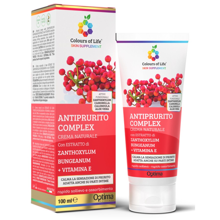 COLOURS OF LIFE SKIN SUPPLEMENTE ANTIPRURITO COMPLEX CREMA 100 ML COLOURS OF LIFE SKIN SUPPLEMENTE ANTIPRURITO COMPLEX CREMA 100 ML
