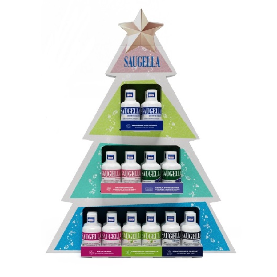 SAUGELLA MINI LOVES NATALE ESPOSITORE 24 PEZZI SAUGELLA MINI LOVES NATALE ESPOSITORE 24 PEZZI