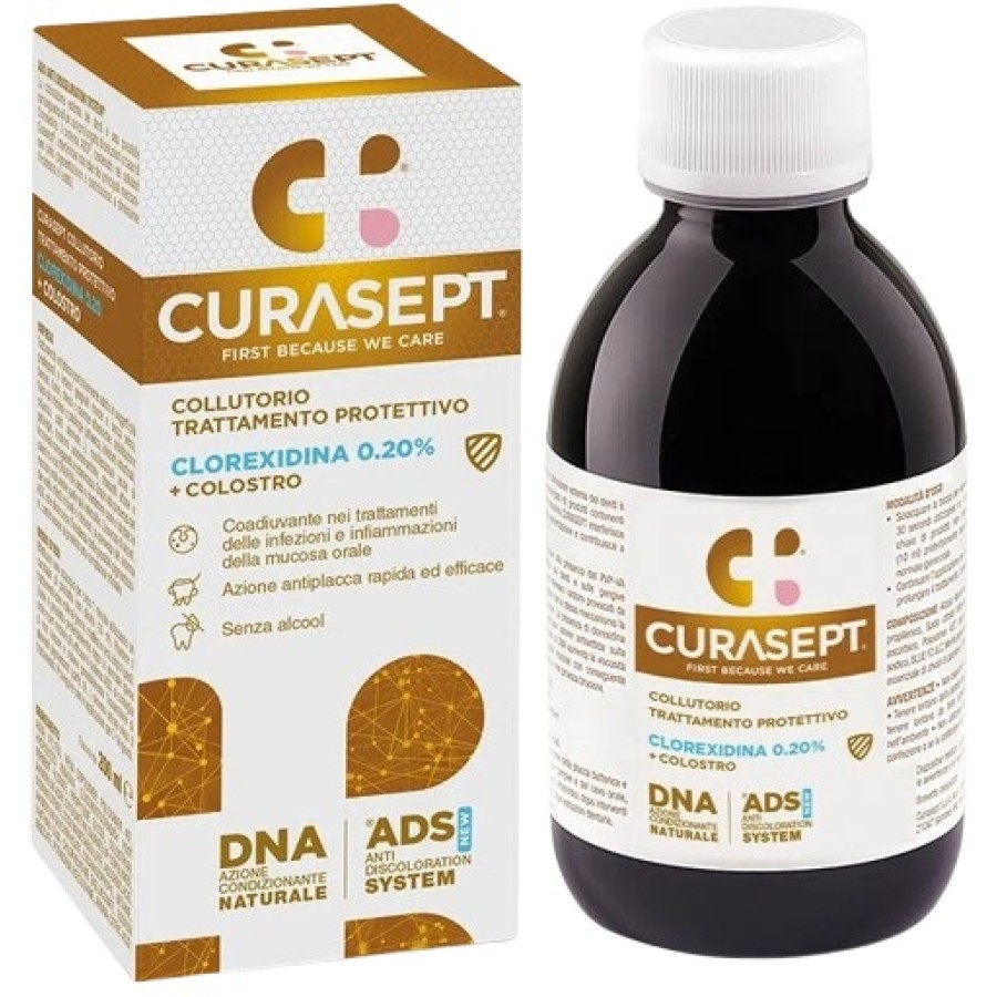 CURASEPT COLLUTORIO ADS DNA TRATTAMENTO PROTETTIVO 200 ML CURASEPT COLLUTORIO ADS DNA TRATTAMENTO PROTETTIVO 200 ML