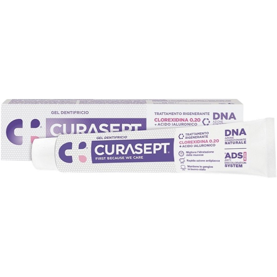 CURASEPT GEL DENTIFRICIO ADS DNA TRATTAMENTO RIGENERANTE 75 ML CURASEPT GEL DENTIFRICIO ADS DNA TRATTAMENTO RIGENERANTE 75 ML
