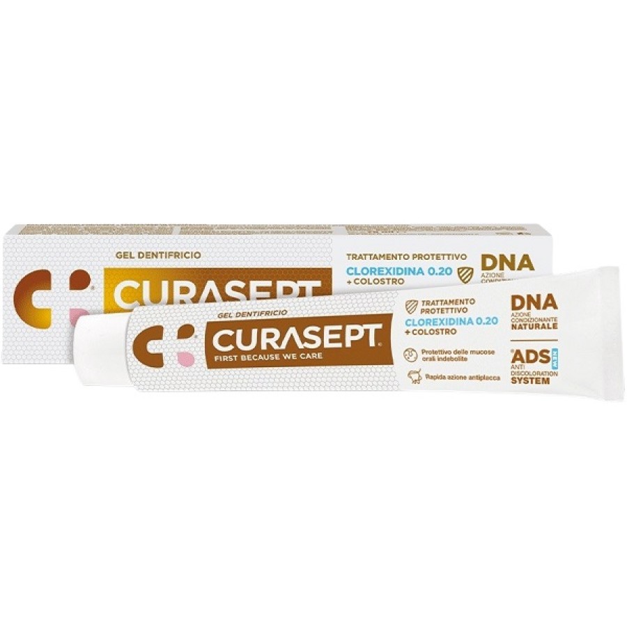 CURASEPT GEL DENTIFRICIO ADS DNA TRATTAMENTO PROTETTIVO 75 ML CURASEPT GEL DENTIFRICIO ADS DNA TRATTAMENTO PROTETTIVO 75 ML