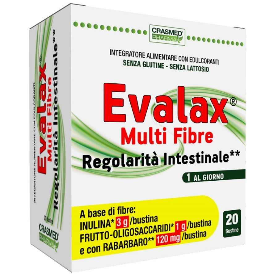 EVALAX MULTI FIBRE REGOLARITA' INTESTINALE 20 BUSTINE