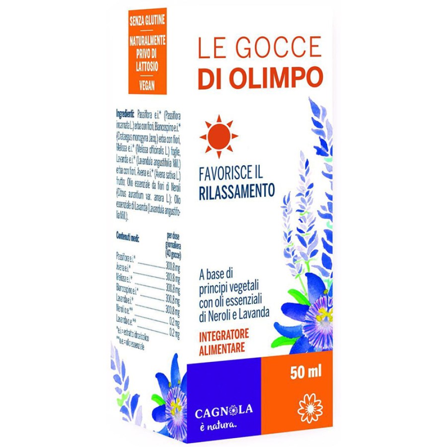 LE GOCCE DI OLIMPO FAVORISCE IL RILASSAMENTO 50 ML LE GOCCE DI OLIMPO FAVORISCE IL RILASSAMENTO 50 ML