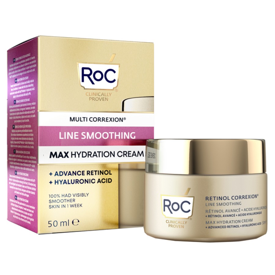 ROC RETINOL CORREXION LINE SMOOTHING CREMA VISO 50 ML ROC RETINOL CORREXION LINE SMOOTHING CREMA VISO 50 ML