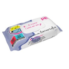 A+CURE I LOVE MY PET SALVIETTE POP-UP LAVANDA 40 PEZZI RICARICA