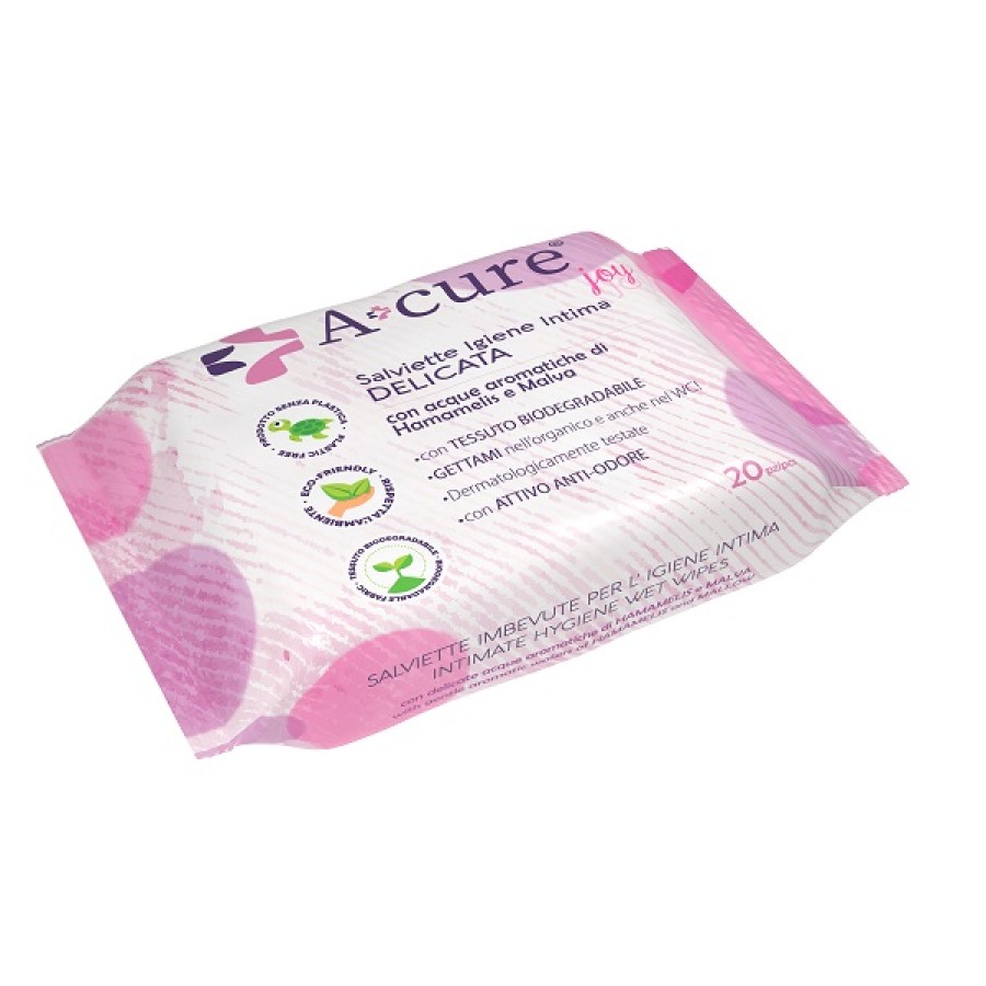 A+CURE IGIENE INTIMA DELICATA 20 SALVIETTE POCKET MAXI