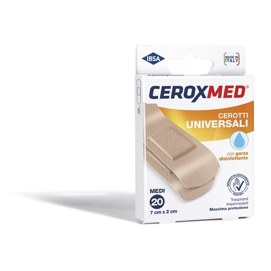 CEROTTI UNIVERSALI CEROXMED MEDI 20 PEZZI CEROTTI UNIVERSALI CEROXMED MEDI 20 PEZZI