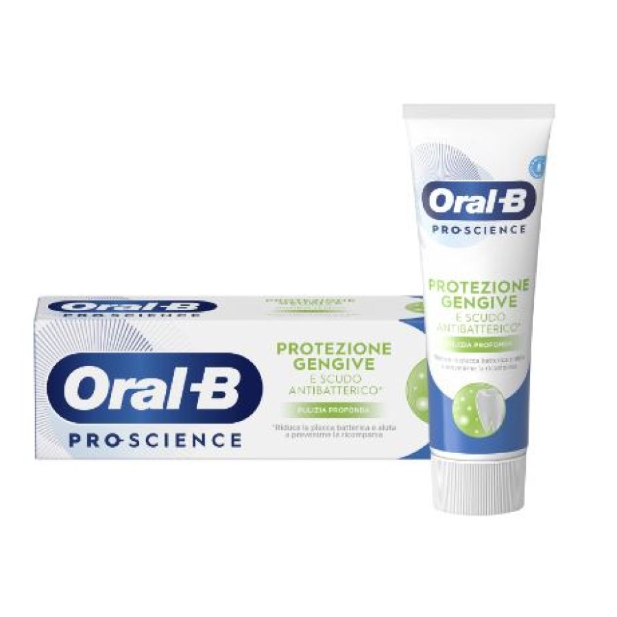 ORALB PROTZIONE GENGIVE E SCUDO ANTIBATTERICO SBIANCANTE 75 ML