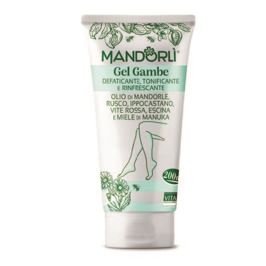 MANDORLI GEL GAMBE DEFATICANTE TONIFICANTE E RINFRESCANTE 200 ML MANDORLI GEL GAMBE DEFATICANTE TONIFICANTE E RINFRESCANTE 200 ML