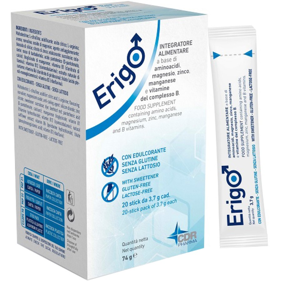 ERIGO 20 STICK DA 3,7 G