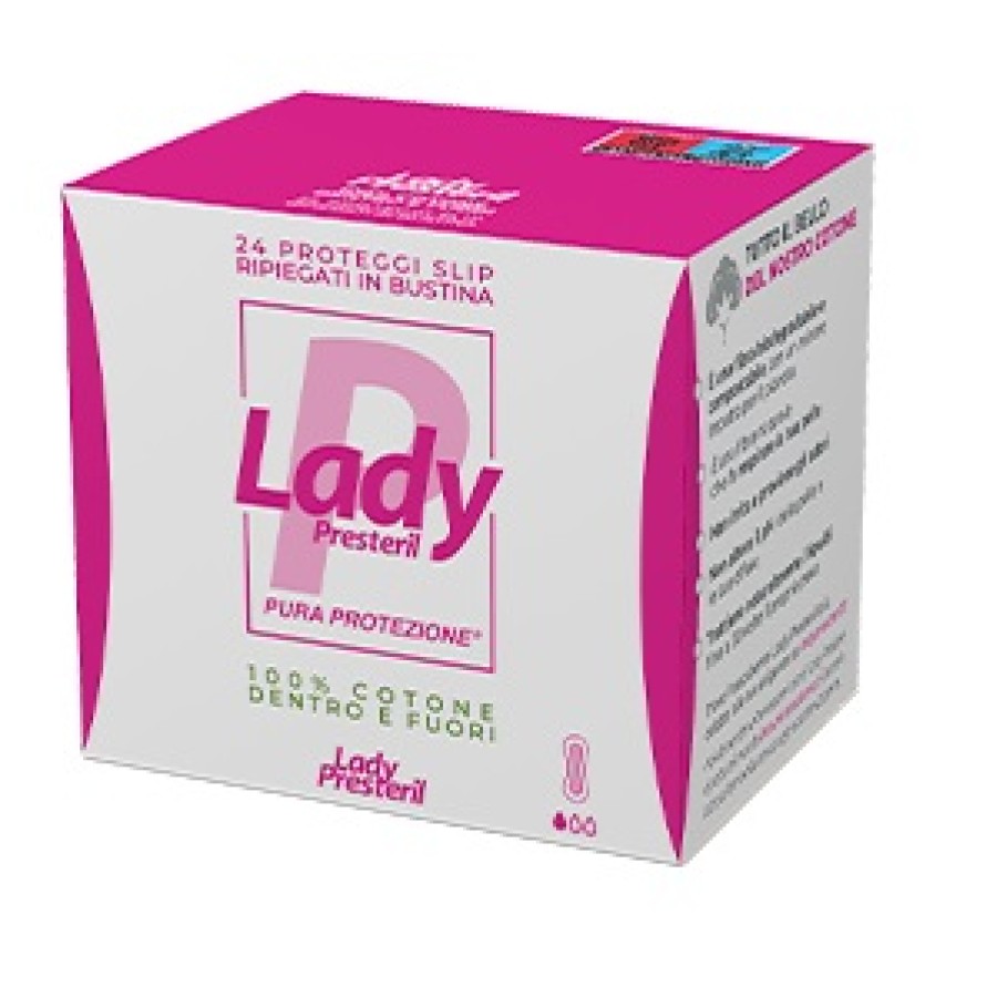 LADY PRESTERIL PROTEGGI SLIP RIPIEGATI BIODEGRADABILI 24 PEZZI LADY PRESTERIL PROTEGGI SLIP RIPIEGATI BIODEGRADABILI 24 PEZZI