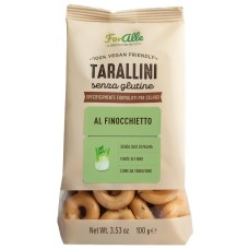 FORALLE TARALLINI SENZA GLUTINE AL FINOCCHIETTO 100 G