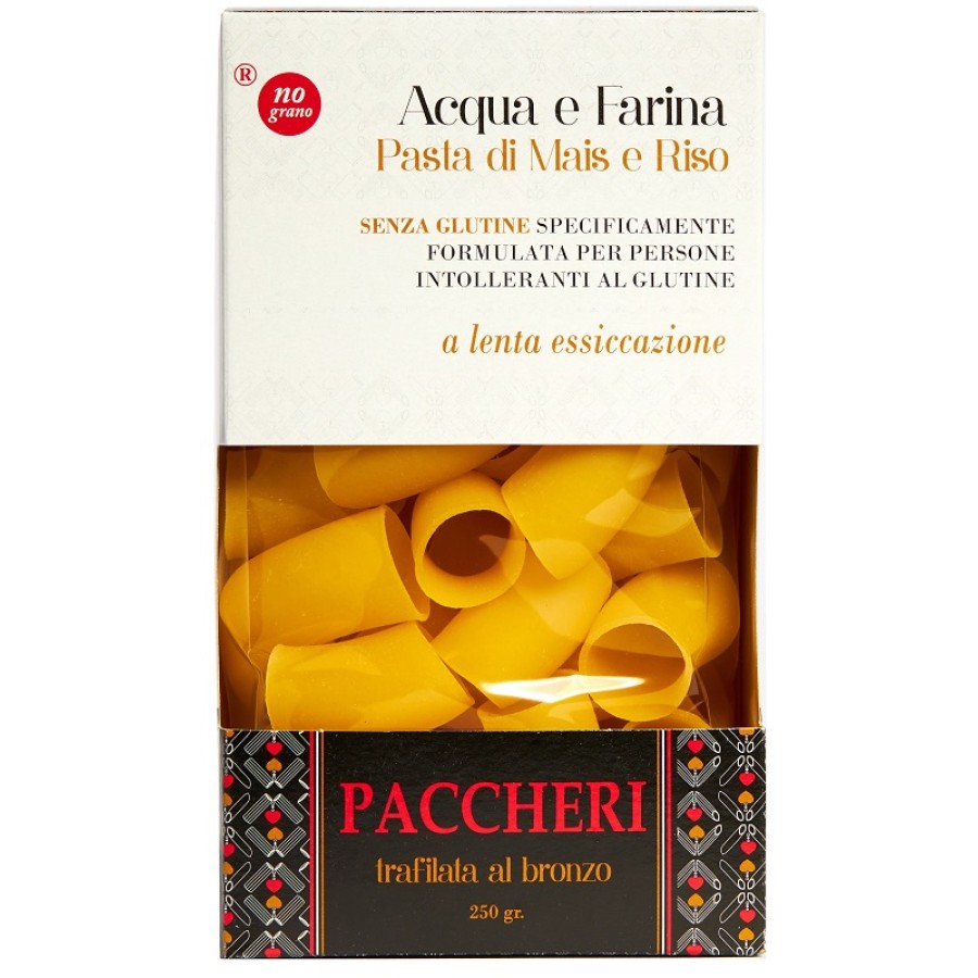 NUTRI TE' PACCHERI ACQUA E FARINA MAIS E RISO 250 G