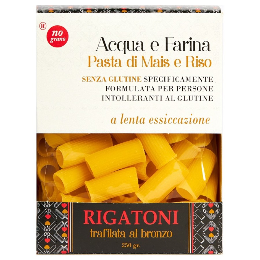 NUTRI TE' RIGATONI ACQUA E FARINA MAIS E RISO 250 G