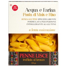 NUTRI TE' PENNE LISCE ACQUA E FARINA MAIS E RISO 250 G