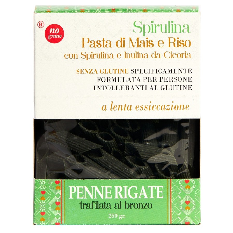 NUTRI TE' PENNE RIGATE CON SPIRULINA MAIS E RISO 250 G