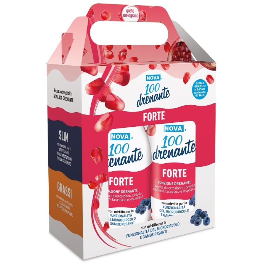 NOVA 100 DRENANTE FORTE MIRTILLO BIPACK 2 X 300 ML