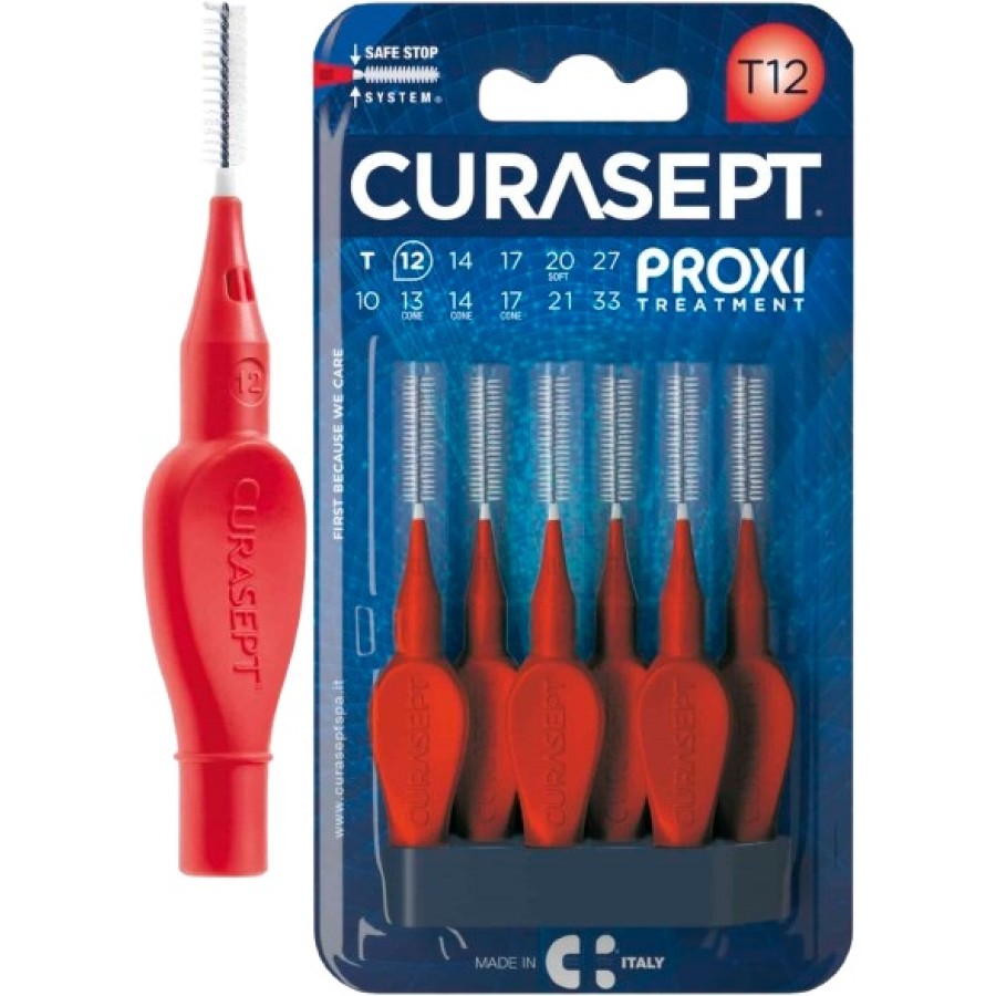 CURASEPT PROXI T12 ROSSO/RED 6 PEZZI CURASEPT PROXI T12 ROSSO/RED 6 PEZZI