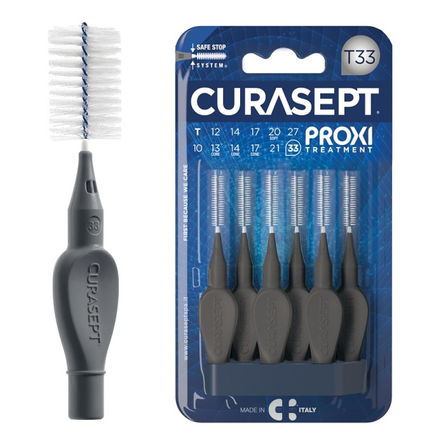 CURASEPT PROXI T33 ANTRACITE/ANTHRACITE 6 PEZZI