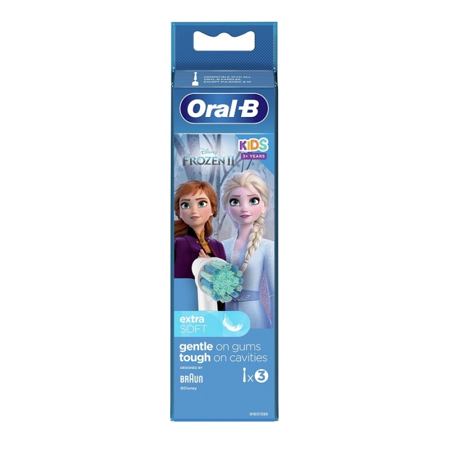 ORALB KIDS 3+ YEARS FROZEN II TESTINE PER SPAZZOLINO ELETTRICO 3 PEZZI ORALB KIDS 3+ YEARS FROZEN II TESTINE PER SPAZZOLINO ELETTRICO 3 PEZZI