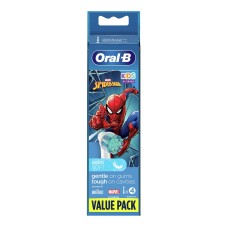 ORALB KIDS SPIDERMAN TESTINE PER SPAZZOLINO ELETTRICO 4 PEZZI