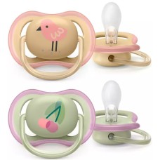 AVENT SUCCHIETTO ULTRA AIR 0-6M FEMMINA CILIEGIA/UCCELLINO 2 PEZZI AVENT SUCCHIETTO ULTRA AIR 0-6M FEMMINA CILIEGIA/UCCELLINO 2 PEZZI