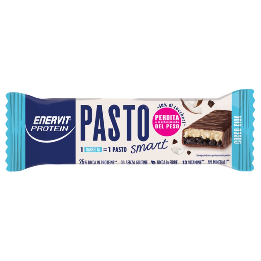 ENERVIT PROTEIN PASTO SOSTITUTIVO COCCO CIOK 55 G ENERVIT PROTEIN PASTO SOSTITUTIVO COCCO CIOK 55 G