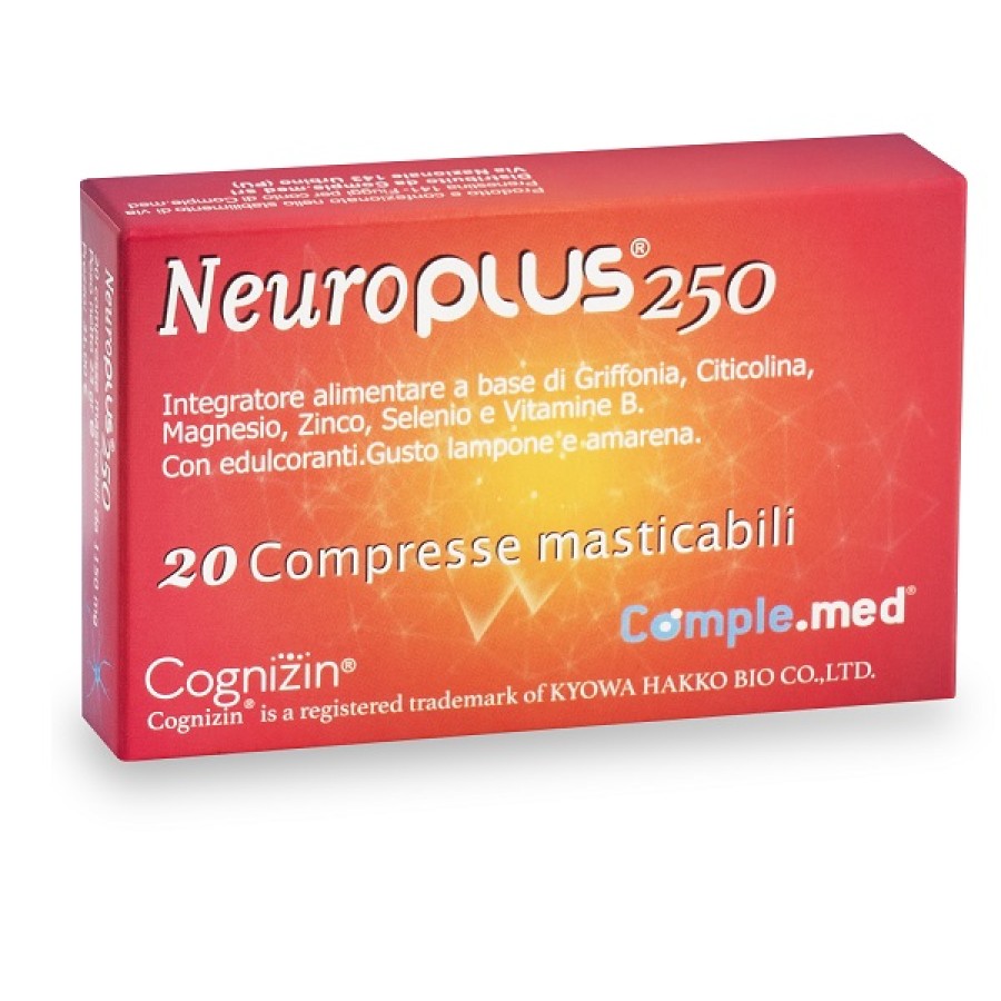 NEUROPLUS 250 20 COMPRESSE MASTICABILI