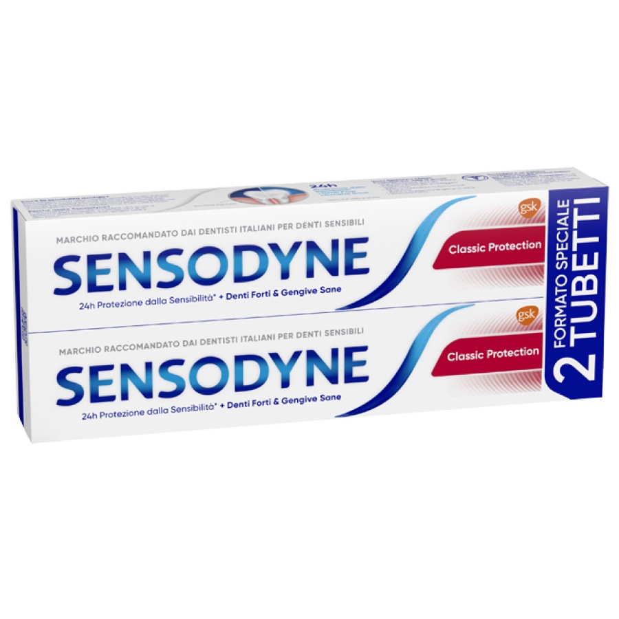 SENSODYNE CLASSICO PROTECTION 2 X 75 ML SENSODYNE CLASSICO PROTECTION 2 X 75 ML