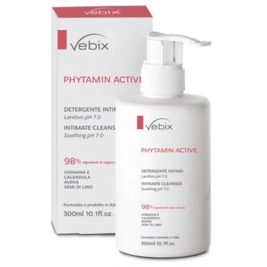 VEBIX PHYTAMIN E DETERGENTE INTIMO LENITIVO PH 7,0 300 ML VEBIX PHYTAMIN E DETERGENTE INTIMO LENITIVO PH 7,0 300 ML