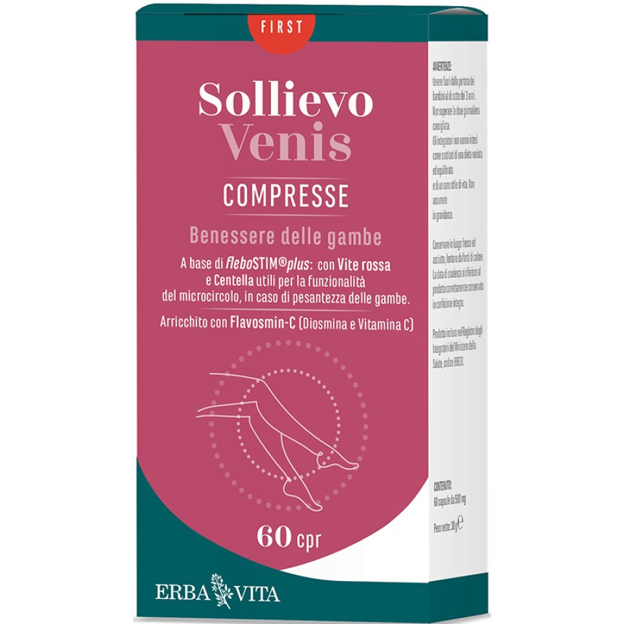 SOLLIEVO VENIS PLUS 60 COMPRESSE SOLLIEVO VENIS PLUS 60 COMPRESSE