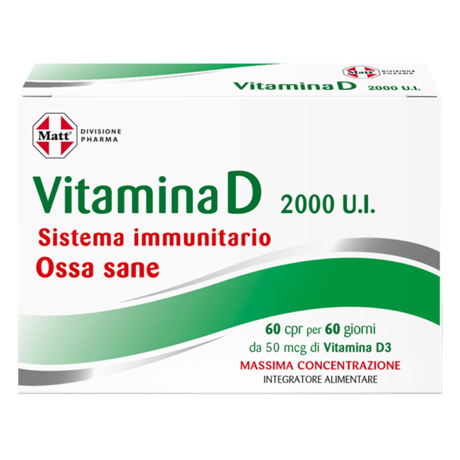 MATT PHARMA VITAMINA D 60 COMPRESSE