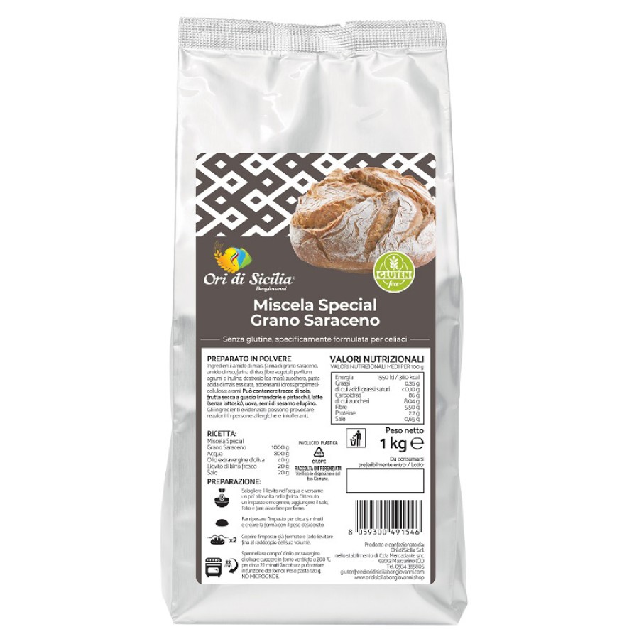 ORI DI SICILIA MIX SPECIALE GRANO SARACENO 1 KG