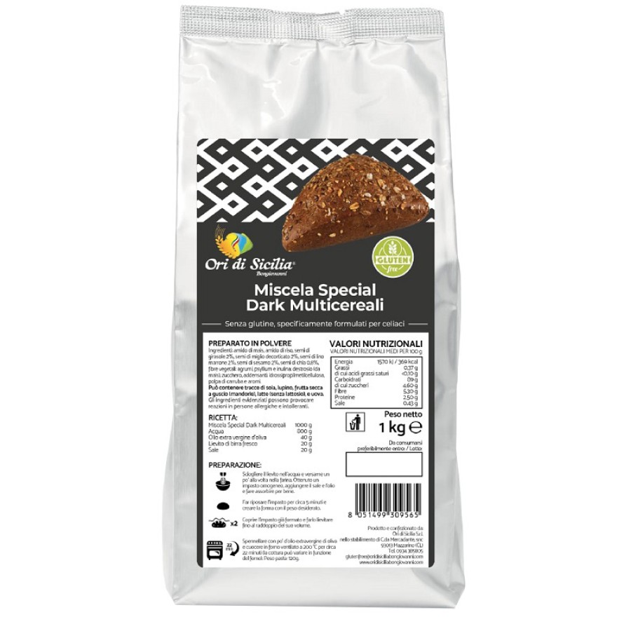 ORI DI SICILIA MIX SPECIALE DARK MULTICEREALI 1 KG