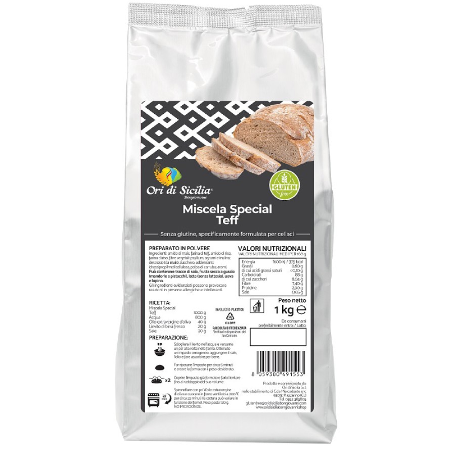 ORI DI SICILIA MIX SPECIALE TEFF 1 KG