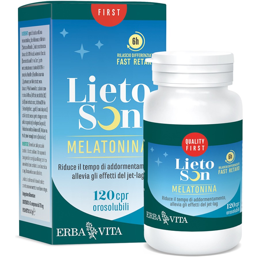 LIETOSON MELATONINA 120 COMPRESSE OROSOLUBILI
