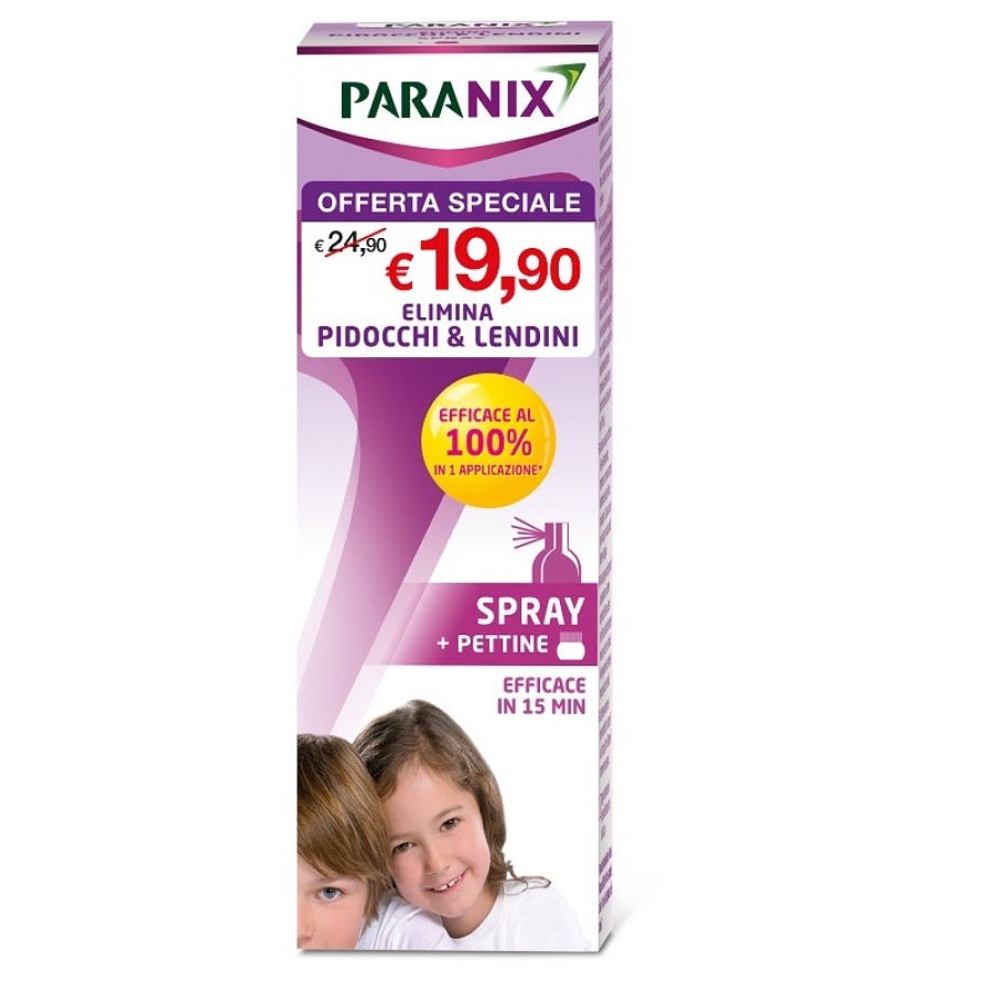 PARANIX SPRAY TRATTAMENTO REGOLAMENTO MDR TAGLIO PREZZO 100 ML