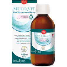 MUCOVIT FLUIDIFICANTE EMOLLIENTE JUNIOR GUSTO FRAGOLA 200 ML