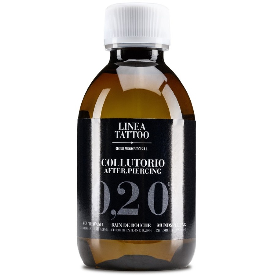 TATTOO COLLUTORIO AFTER PIERCING 0,20% CLOREXIDINA 200 ML