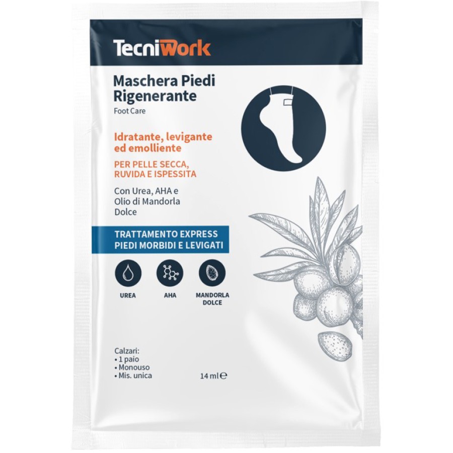 TECNIWORK MASCHERA PIEDI RIGENERANTE 14 ML TECNIWORK MASCHERA PIEDI RIGENERANTE 14 ML