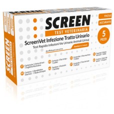 SCREENVET TEST RAPIDO INFEZIONE TRATTO URINARIO CANE E GATTO TEST VETERINARIO